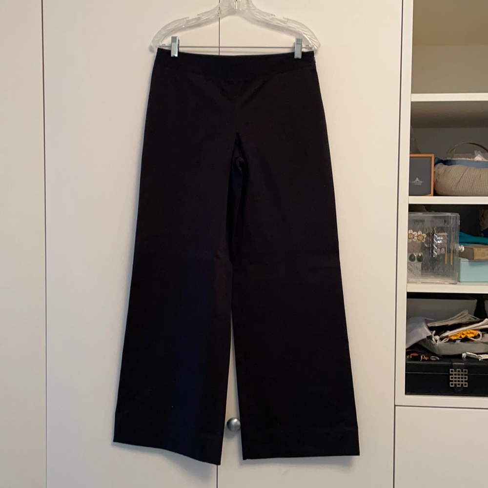 DKNY Gansevoort Pants 6 Wide Leg Black